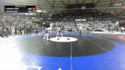 Boys 4A 165 lbs Champ. Round 2 - Brycen True, Issaquah vs Cooper Yates, Juanita