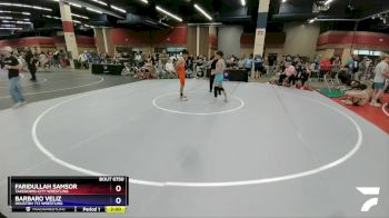 132 lbs Cons. Round 3 - Faridullah Samsor, Takedown-City Wrestling vs Barbaro Veliz, Houston 713 Wrestling