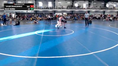 Silver 165 lbs Cons. Round 3 - Isaac Barba, Joliet Junior College vs Syler Zdanczewicz, Wartburg