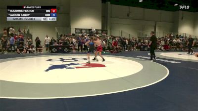 U15 GR - 57 lbs Champ. Round 3 - Maximus Pearch, NWo Wrestling Club vs Jaxsen Bailey, Curby 3 Style Wrestling Club