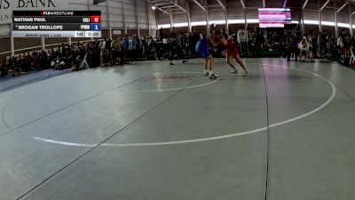 175 lbs Cons. Round 2 - Nathan Paul, California vs Brogan Trollope, Pikes Peak Warriors Wrestling