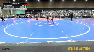 70 lbs Round Of 16 - AJ Gonzalez, Savage House Wrestling Club vs Kypton Maynez, Fallon Outlaws Wrestling Club