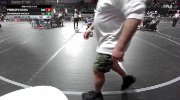 55 lbs Consi Of 8 #2 - Penelope Anaya, Rancocas Valley vs Savannah Rivera, Passaic