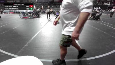 55 lbs Consi Of 8 #2 - Penelope Anaya, Rancocas Valley vs Savannah Rivera, Passaic