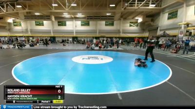 70 lbs Quarterfinal - Roland Gilley, Windy City Wrestlers vs Hayden Kracht, Bon Homme Youth Wrestling