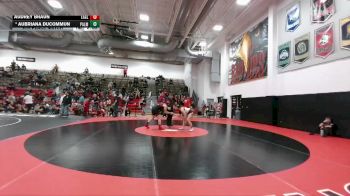 155 lbs 9th Place Match - Audrey Braun, Eaglecrest vs Aubriana Ducommun, Palmer