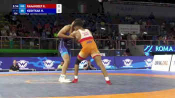 92 kg 1/4 Final - Ramandeep Ramandeep, India vs Hamidreza Keshtkar, Iran