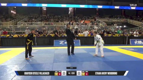 Ethan Avery Woodring vs Graysen Steele Villalvazo 2025 Pan Kids Jiu-Jitsu IBJJF Championship