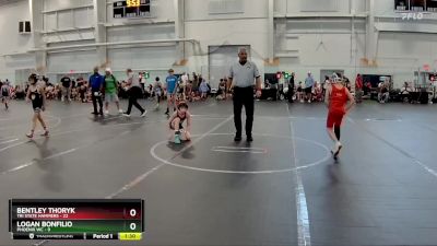 72 lbs Round 2 (6 Team) - Bentley Thoryk, Tri State Hammers vs Logan Bonfilio, Phoenix WC