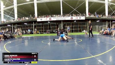 118 lbs Round 1 (6 Team) - Anna Bowles, Missouri vs Kamdyn Saulter, Minnesota