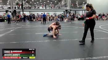 126 lbs Round 6 (8 Team) - Anthony Barrett, Este Built Underground vs Tommy Blankenship, Mavericks