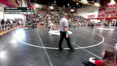 150 lbs 5th Place Match - Brendan Woodard, Torrington vs Dane Arnoldi, Rock Springs