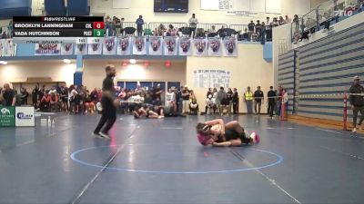 110 lbs Cons. Round 4 - Vada Hutchinson, Post Falls High School vs Brooklyn Lanningham, Columbia