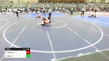 156 lbs Semifinal - Clayton Stevens, Baker Mat Club vs Cale Baker, 208 Spartans