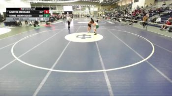 157 lbs Quarterfinal - Justyce Mercado, Castleton vs Payne Weinhauser, Oswego State