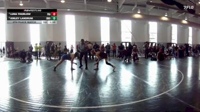 98-104 lbs 5th Place Match - Kinley Landrum, Ground Up USA vs Luna Thurlow, Poquoson Athletic Association