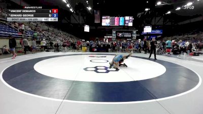 106 lbs Cons. Quarters - Vincent DeMarco, IL vs Edward George, NJ