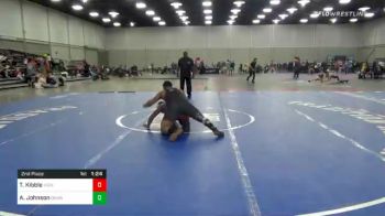 200 lbs Consolation - Trae Kibble, Highlander Youth Wrestling vs Aryn Johnson, Okwa