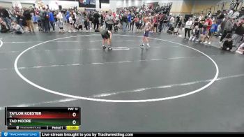 78 lbs Champ. Round 2 - Taylor Koester, IA vs Tad Moore, IL