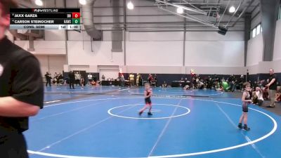 42 lbs Cons. Semi - Carson Steinocher, Katy Area Wrestling Club vs Jaxx Garza, Dumas Wrestling