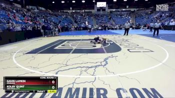 5A - 106 lbs Cons. Round 2 - Kolby Quint, Arkansas City vs Gavin Lamkin, Goddard