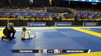 Jianna Mari Cario Sagala vs Sarah Fanchen Luo 2026 Pan Kids Jiu-Jitsu IBJJF Championship