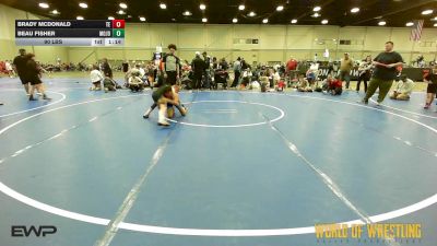 90 lbs Rr Rnd 5 - Brady McDonald, Tulsa Elite 9U vs Beau Fisher, Mojo 9U