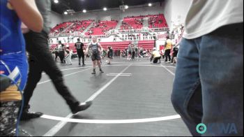 130 lbs Rr Rnd 2 - Tiger Jones, Newkirk Takedown Club vs Kelsie Rains, Tecumseh Youth Wrestling