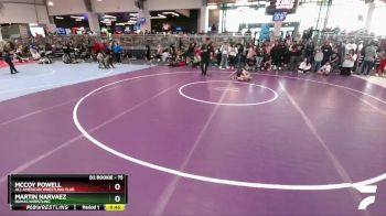 75 lbs 1st Place Match - Martin Narvaez, Dumas Wrestling vs McCoy Powell, All American Wrestling Club