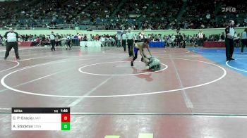 92 lbs Round Of 32 - Christian Pittenger-Gracia, Lawton vs Andrew Stockton, Cashion Wrestling