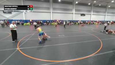 126 lbs Champ. Round 2 - Storm Murphy, Boyd Buchanan vs Brayden Riffell, Unattached