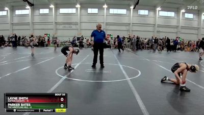 84 lbs Round 7 (10 Team) - Layne Smith, Dayton Bandits vs Parker Bates, The Wrestling Mill