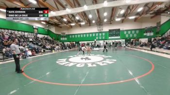132 lbs 3rd Place Match - Nate Johnson, Worland vs Dino De La Cruz, Lovell