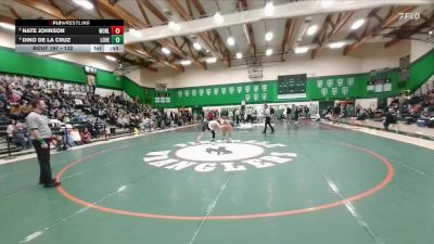 132 lbs 3rd Place Match - Nate Johnson, Worland vs Dino De La Cruz, Lovell