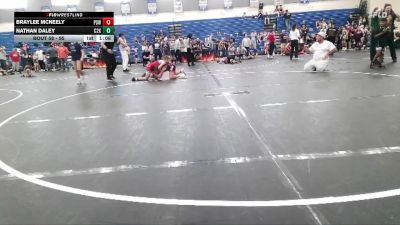 95 lbs Round 3 - Braylee Mcneely, Palmetto State Wrestling vs Nathan Daley, C2X