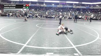 60 lbs Consi Of 8 #1 - Jayce Van Gundy, Jesup Mat Club vs Porter Stajcar, Moen Wr Ac