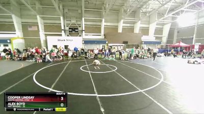 71 lbs Champ Round 1 (16 Team) - Cooper Lindsay, South Central Utah vs Alex Boyd, Mat Demons