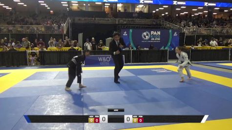 Luísa Corrêa Povoas vs Kassidy Hong Tran 2025 Pan Kids Jiu-Jitsu IBJJF Championship