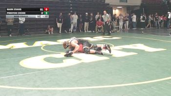 157 lbs Semifinal - Mark Evans, Hillcrest vs Preston Crone, Carolina Forest