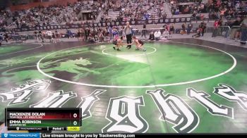 76 lbs Round 3 - Mackenzie Dolan, Team Real Life Wrestling vs Emma Robinson, Lewiston WC