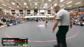 70 lbs Quarterfinal - Rhett Goolsbey, Powell Middle School vs Santiago Piplica, Riverton Middle School