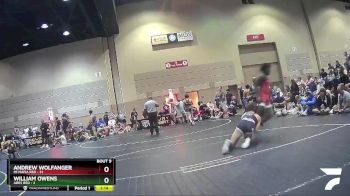 167 lbs Round 3 (6 Team) - William Owens, Ares Red vs Andrew Wolfanger, Mi Mafia Red