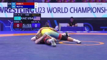 62 kg Qualif. - Tynys Dubek, Kazakhstan vs Macey Ellen Kilty, United States