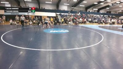 197 lbs Semifinal - Jacob Jimenez, Averett vs Tucker Seidel, Messiah