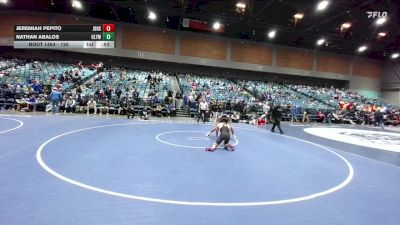 126 lbs Cons. Round 3 - Nathan Abalos, Olympian vs Jeremiah Pepito, Jesse Bethel