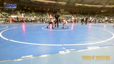 70 lbs Semifinal - Matthew Bly, Mat Assassins vs Julian Lawrence, RedWave Wrestling