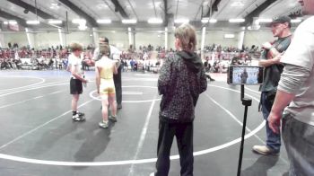 57 lbs Rr Rnd 4 - Lachlan Pikul, High Elevation WC vs Benaiah Lincoln, Mingus Mountain Wrestling
