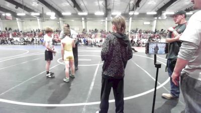 57 lbs Rr Rnd 4 - Lachlan Pikul, High Elevation WC vs Benaiah Lincoln, Mingus Mountain Wrestling