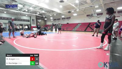 100 lbs Final - Ej Turner Jr, NORTH DESOTO WRESTLING ACADEMY vs Denver Wolf, Cowboy Elite Black