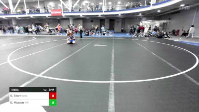 174 lbs Consi Of 16 #2 - Sammy Starr, Naval Academy vs Gage Musser, Air Force Academy